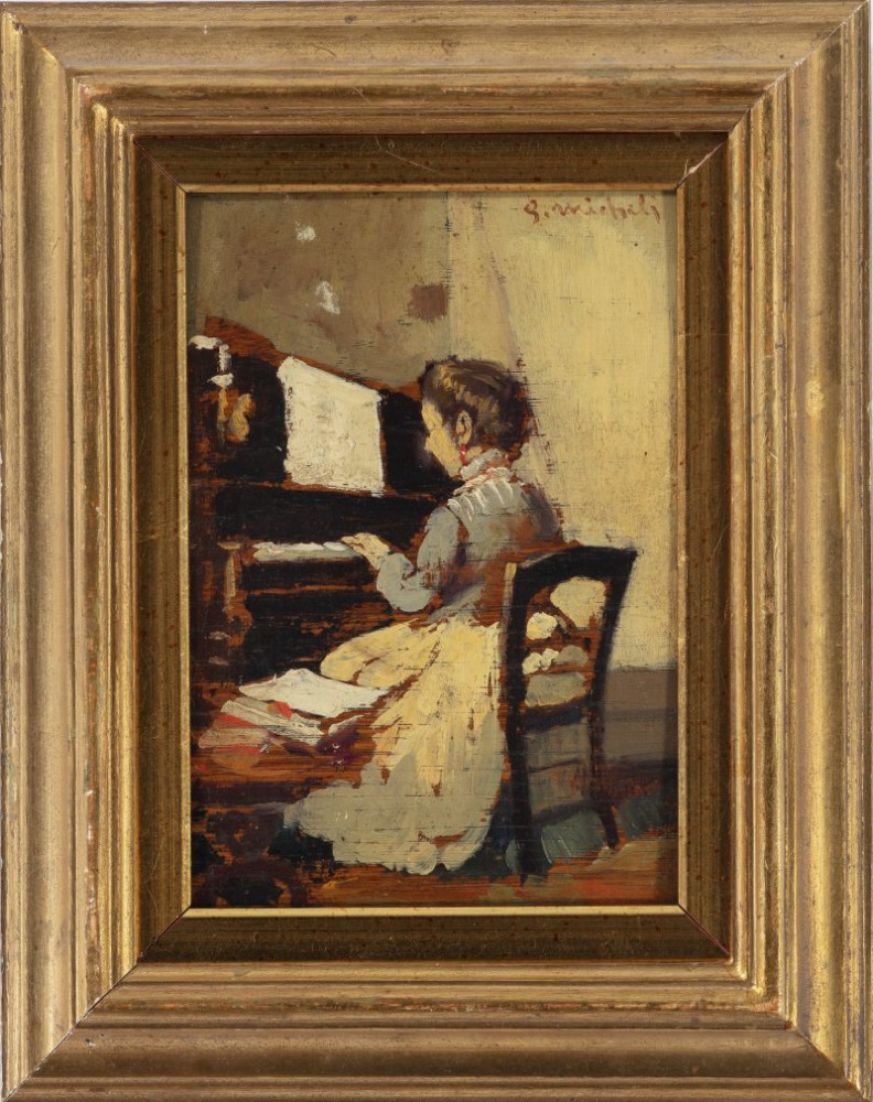 guglielmo micheli: Al pianoforte
